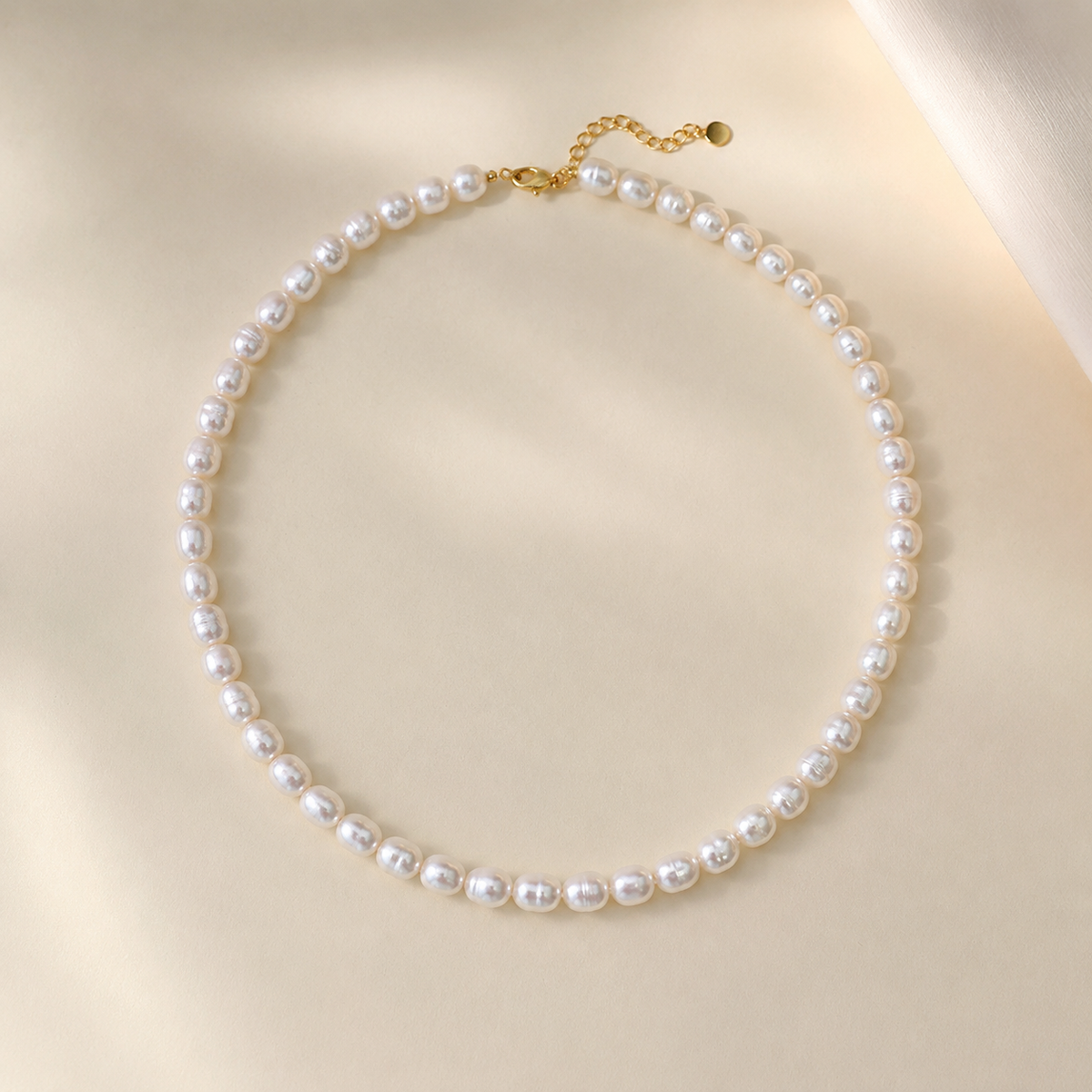 Éclat 7mm High-Lustre Freshwater Pearl Necklace