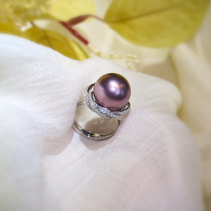 Nocturne Saltwater Pearl Statement Ring