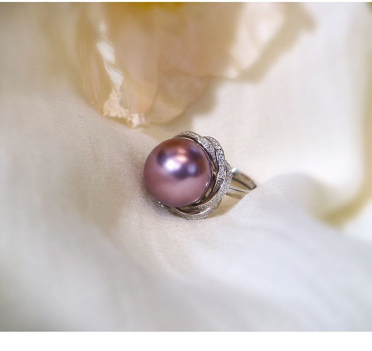 Nocturne Saltwater Pearl Statement Ring