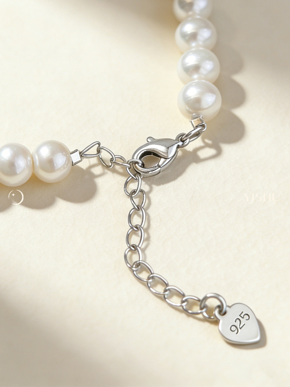 Luminous 12mm Freshwater Pearl Statement Necklace – image 3