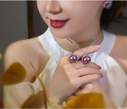 Nocturne Saltwater Pearl Statement Ring