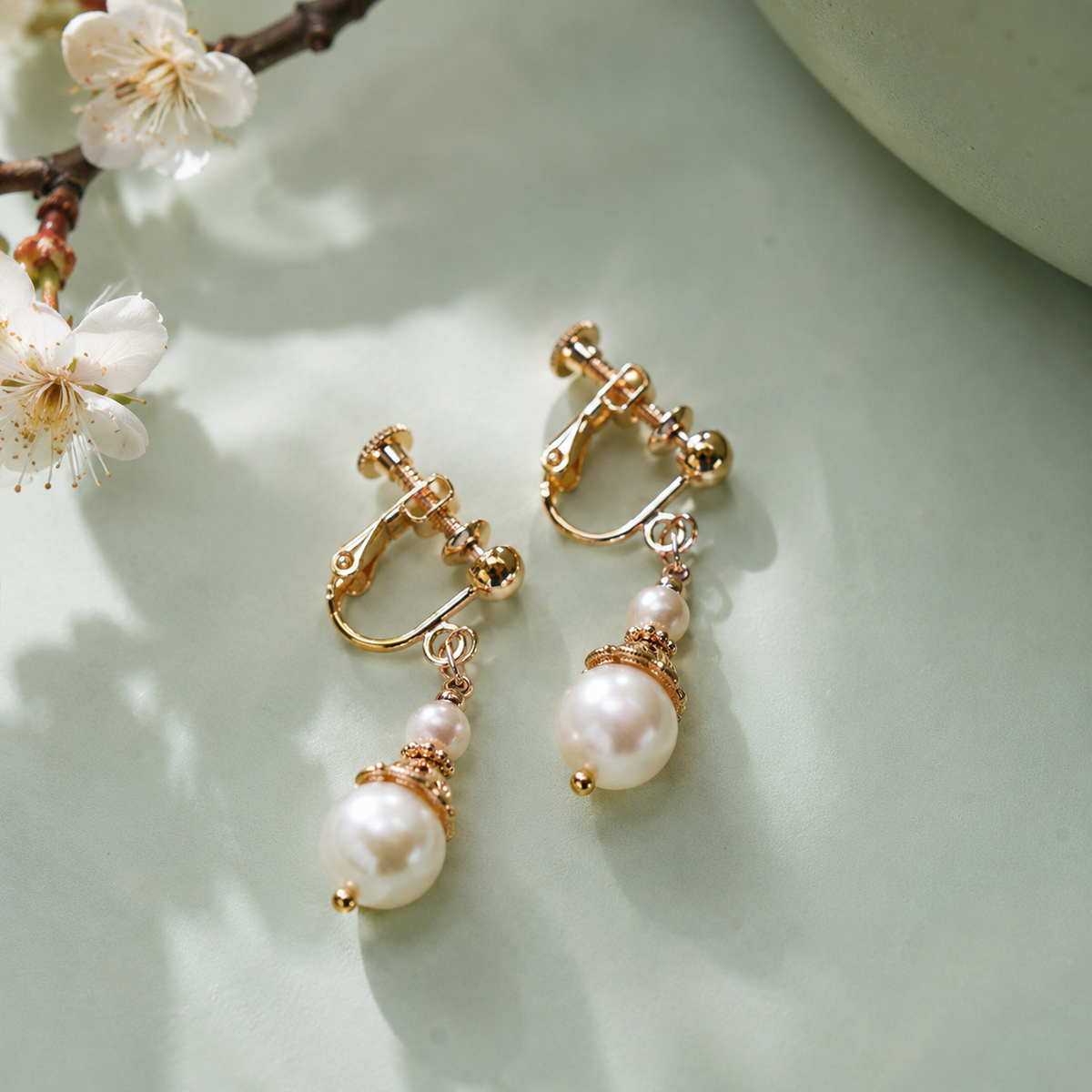 Vintage-Inspired Freshwater Pearl Drop Earrings