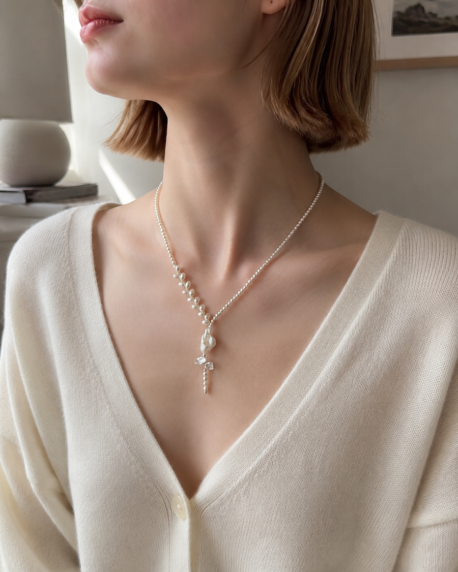 Y-Design Baroque Pearl Necklace