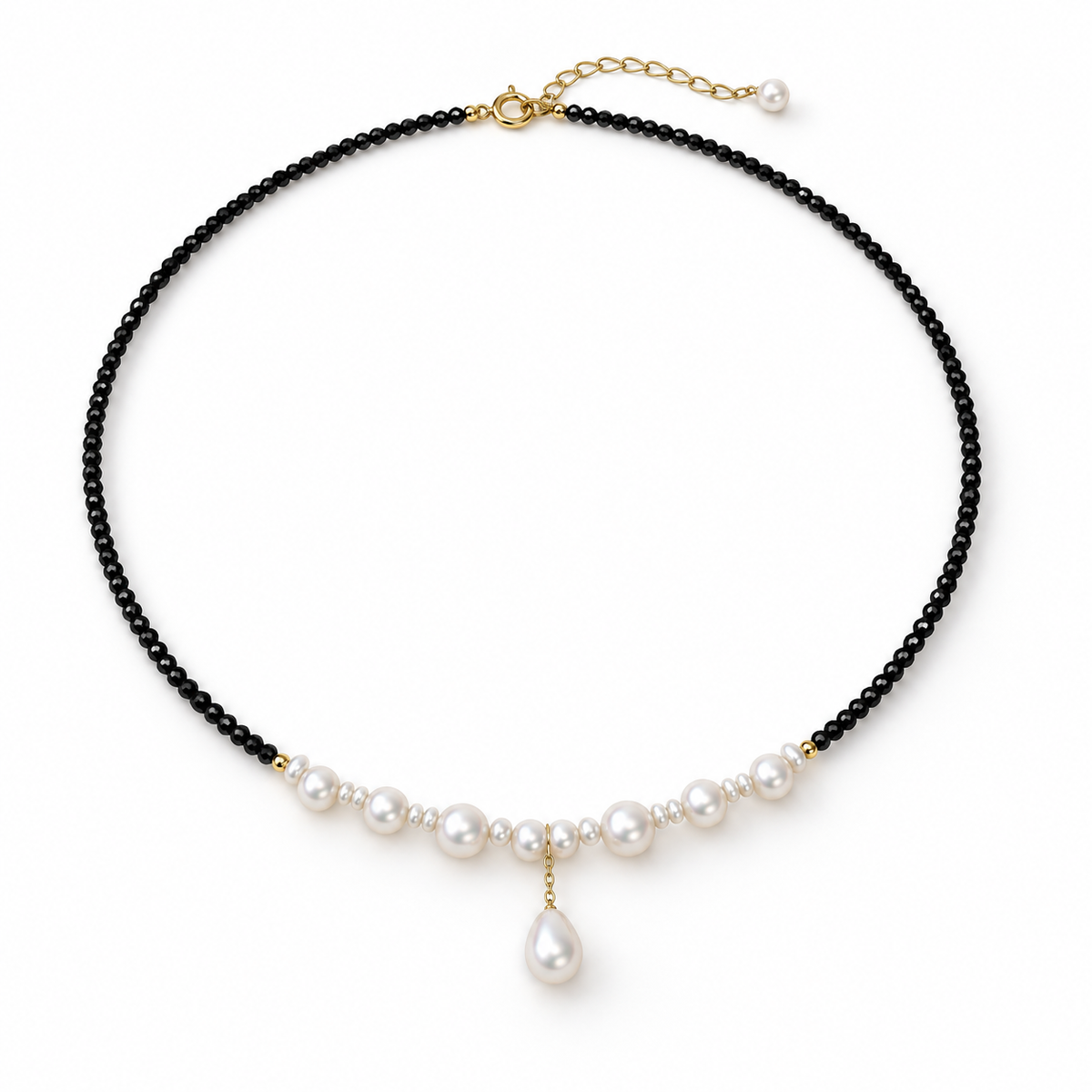 Aurora 7–8mm Freshwater Pearl Necklace in S925 Silver – image 1