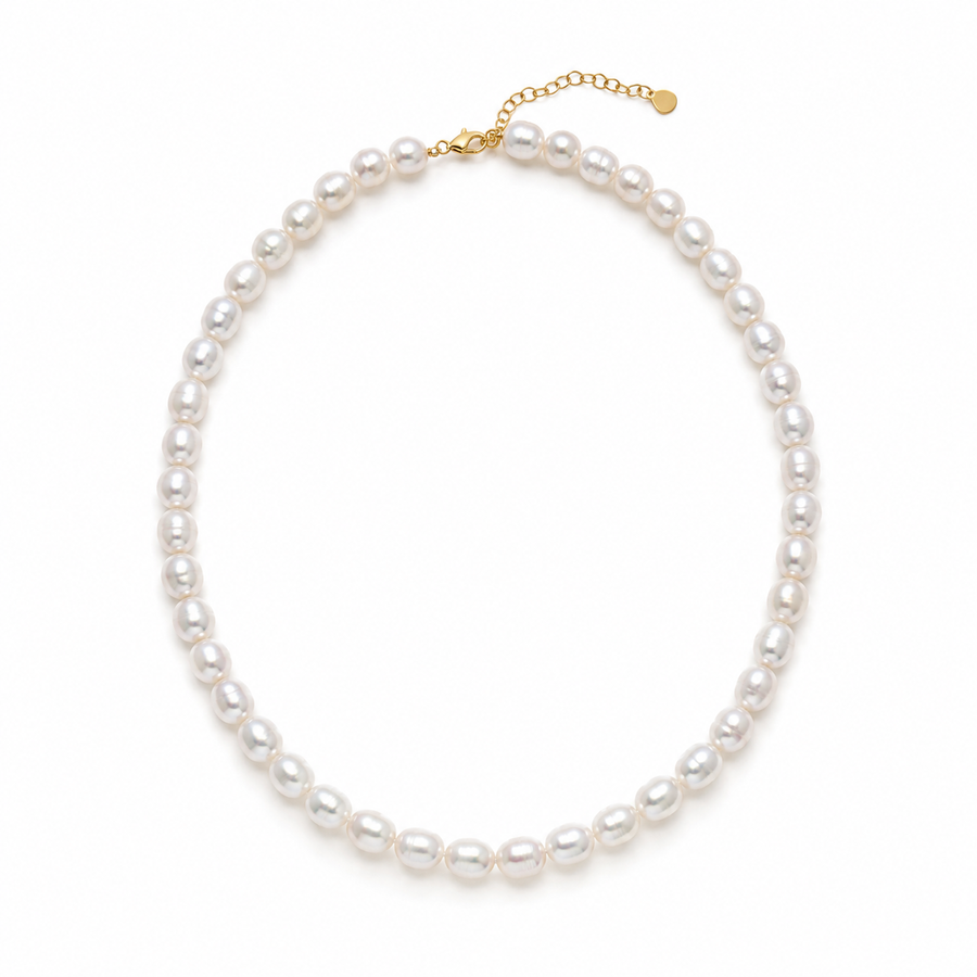 Éclat 7mm High-Lustre Freshwater Pearl Necklace