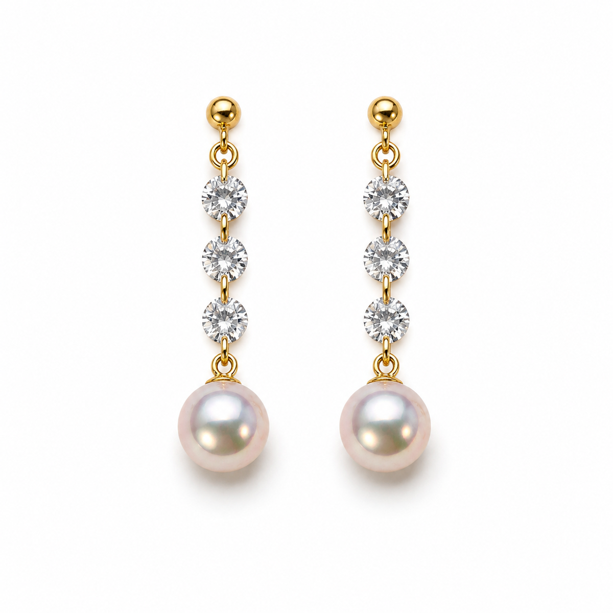 Aurelia Akoya Pearl Drop Earrings