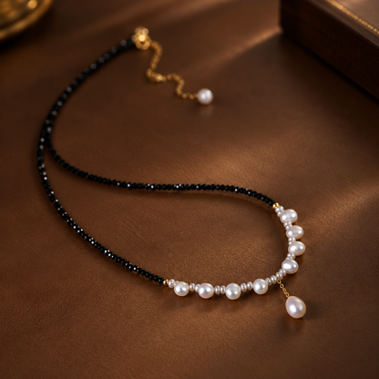 Aurora 7–8mm Freshwater Pearl Necklace in S925 Silver – image 4