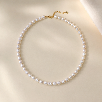 Éclat 7mm High-Lustre Freshwater Pearl Necklace