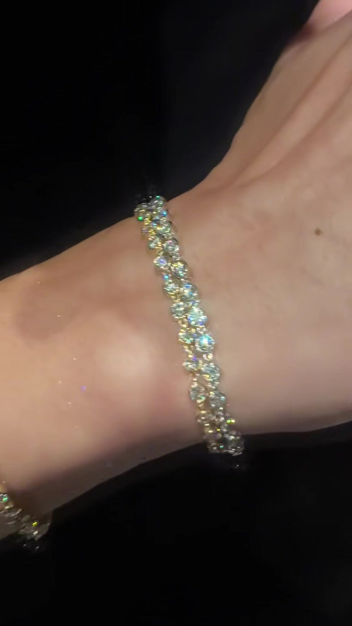 Eclat Lab-Grown Diamond Bubble Tennis Bracelet