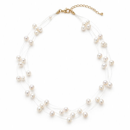 Aurora 5mm Freshwater Pearl Necklace in S925 Silver – image 5