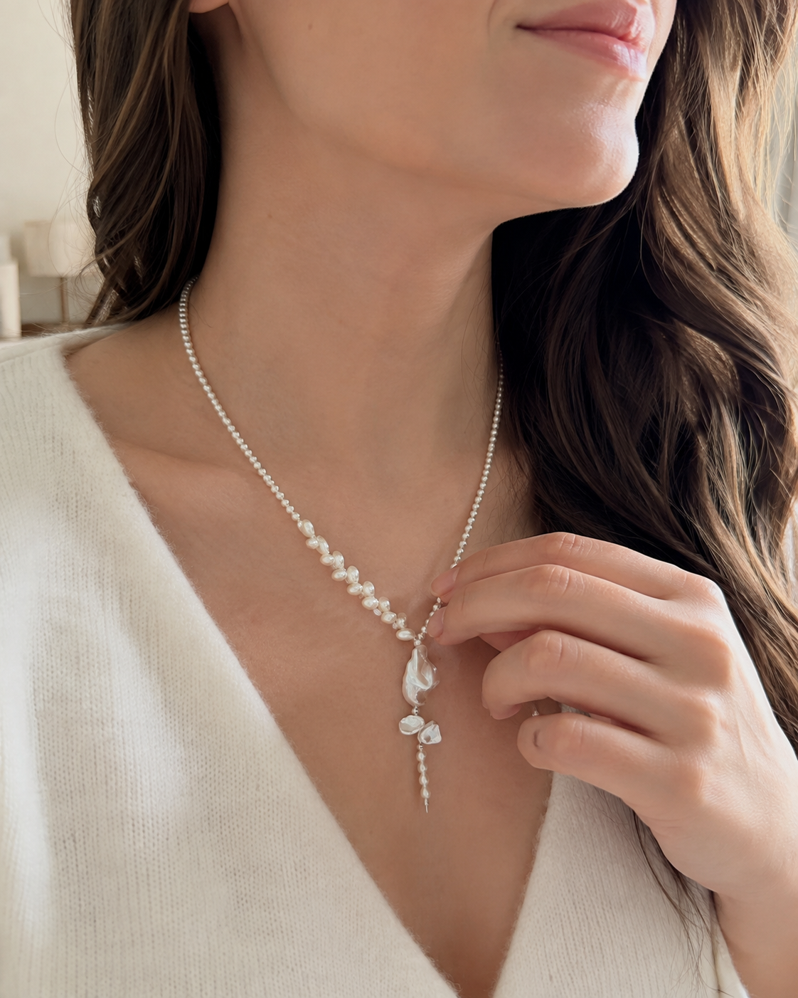Y-Design Baroque Pearl Necklace