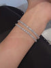 Video of lab-grown diamond tennis bracelet for women for wedding jewellery