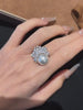Video of Akoya pearl statement cocktail ring for anniversary dinners