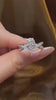 Video of lab-grown diamond heart statement ring for romantic gifts