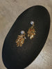 Video view of vintage statement high-lustre freshwater pearl earrings styled for wedding guest looks