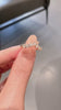 Video of lab-grown diamond chevron stacking ring for wedding bands