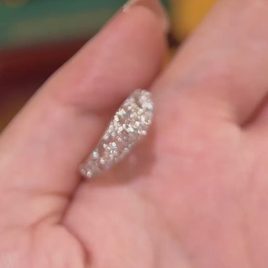 Video of lab-grown diamond lace statement ring for bridal showers