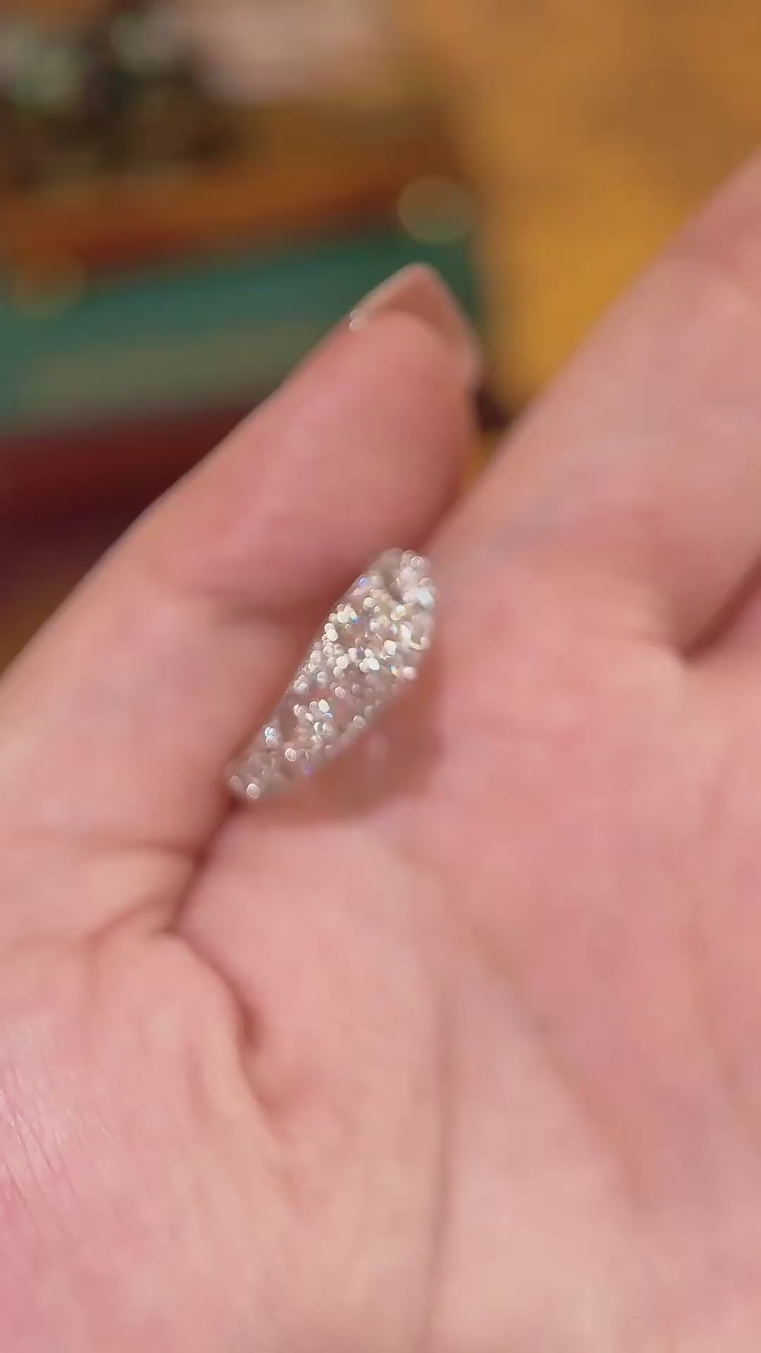 Video of lab-grown diamond lace statement ring for bridal showers
