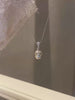 Video view of luminous pendant high-lustre freshwater pearl necklace styled for weddings