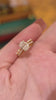 Video of lab-grown diamond double band engagement ring for modern proposals