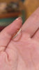 Video of lab-grown diamond rose gold pave wedding band for wedding ring stacks
