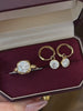 Video of lab-grown diamond old money solitaire engagement ring for quiet-luxury proposals